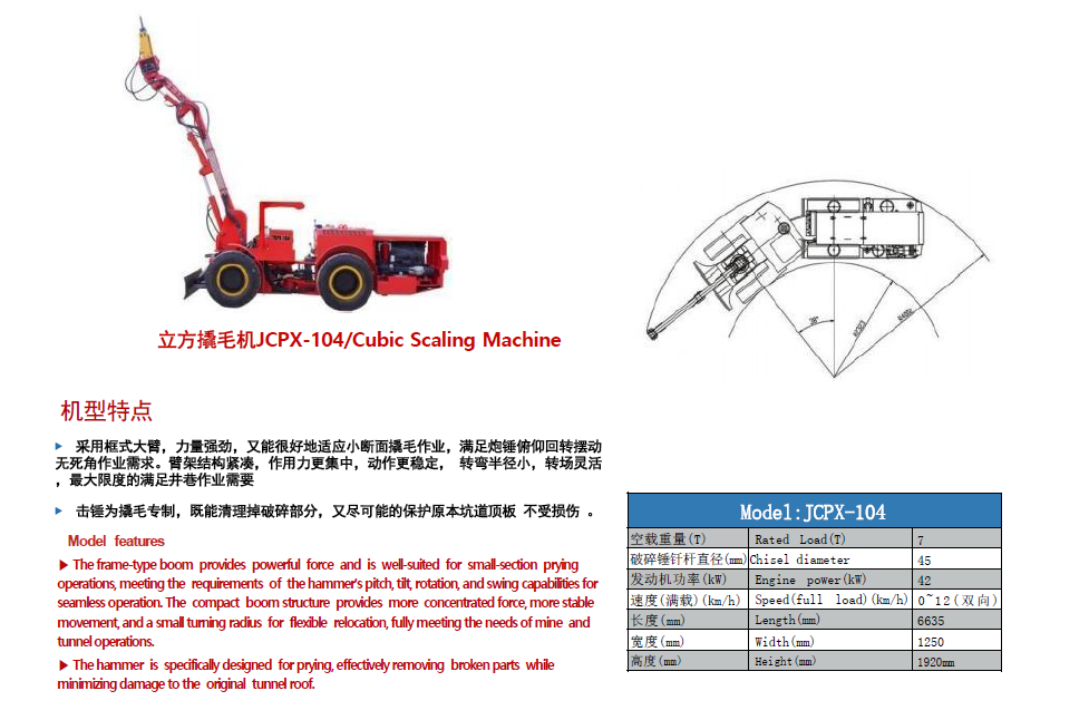 JCPX-104 立方撬毛机